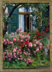 Am Blumenfenster